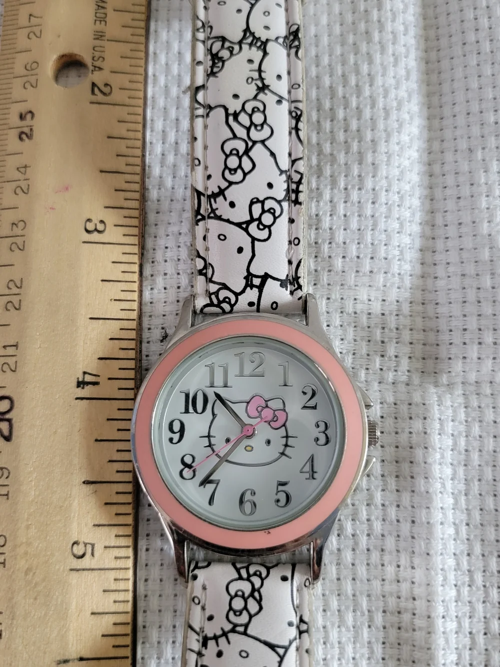 Hello Kitty Pink Watch with Character Strap